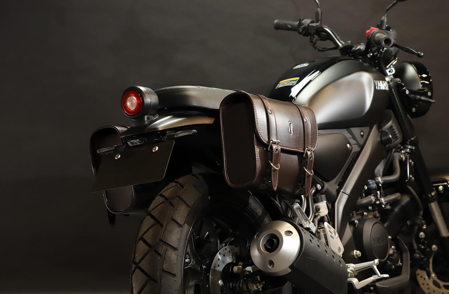 ヤマハ XSR125/XSR155 W/P スリムサイドバッグキット ブラウン グッズ