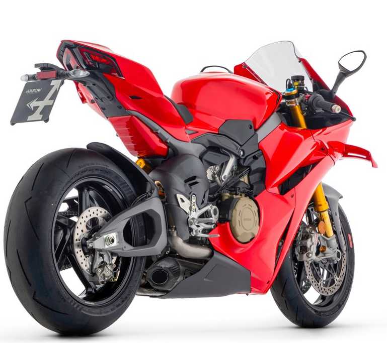 Ducati Panigale V4 (25-26) ワークス チタンサイレンサー チタンリンクパイプ付 Arrow_3