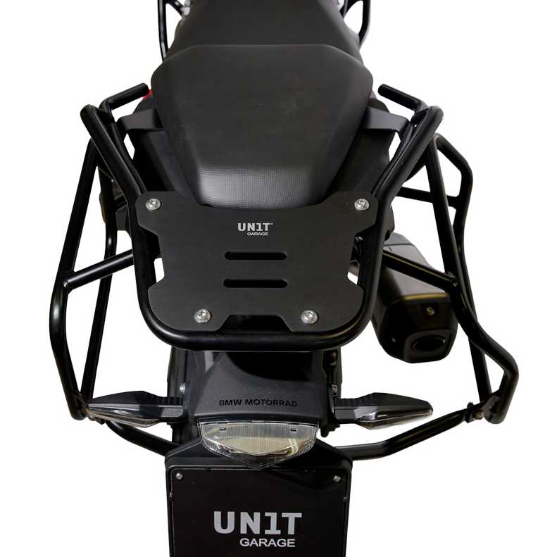 BMW F450GS (26-) リアラゲッジラック パッセンジャーグリップ付き ブラック UNIT GARAGE_2