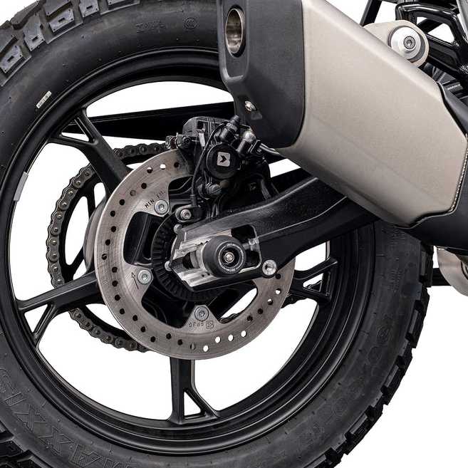 BMW F450GS (26-) リアアクスルスライダー(スピンドルボビン) Evotech Performance_2
