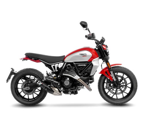 ドゥカティ スクランブラー800 LV-10 カーボンファイバー スリップオンマフラー