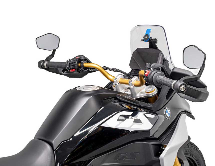 BMW F450GS (26-) 純正ハンドガード対応バーエンドミラー（スポーツ） Evotech Performance_3