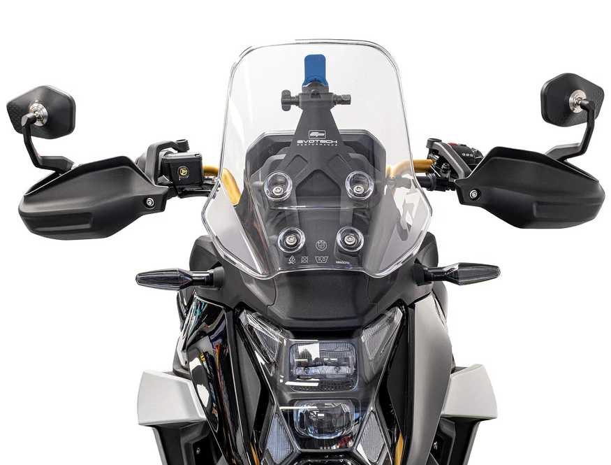 BMW F450GS (26-) 純正ハンドガード対応バーエンドミラー（スポーツ） Evotech Performance_4