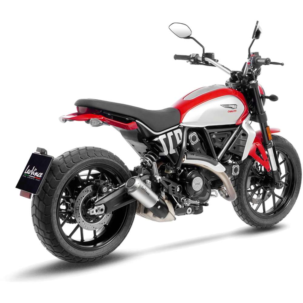 ドゥカティ スクランブラー800 LV-10 スリップオンマフラー LeoVince(レオビンチ)