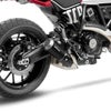 ドゥカティ スクランブラー800 LV-10 ブラックエディション スリップオンマフラー LeoVince(レオビンチ)