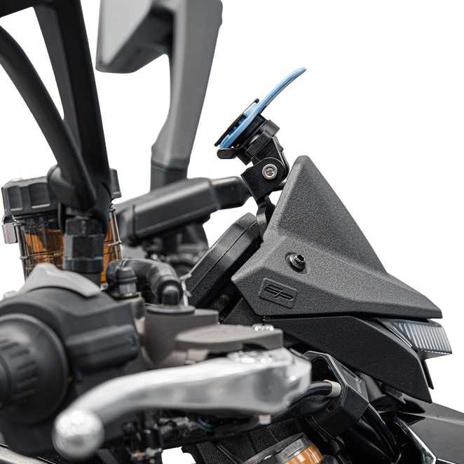 KAWASAKI Z1100 (26-) Quad Lock対応フロントサブフレーム装着型スマートホンマウント Evotech Performance_2