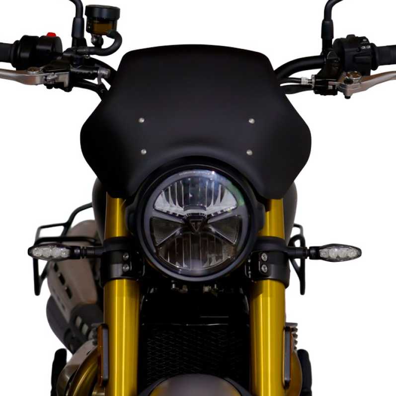 Triumph Scrambler 900 (26-) ブラックフロントフェアリング Unit Garage_1