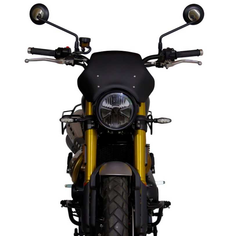 Triumph Scrambler 900 (26-) ブラックフロントフェアリング Unit Garage_3