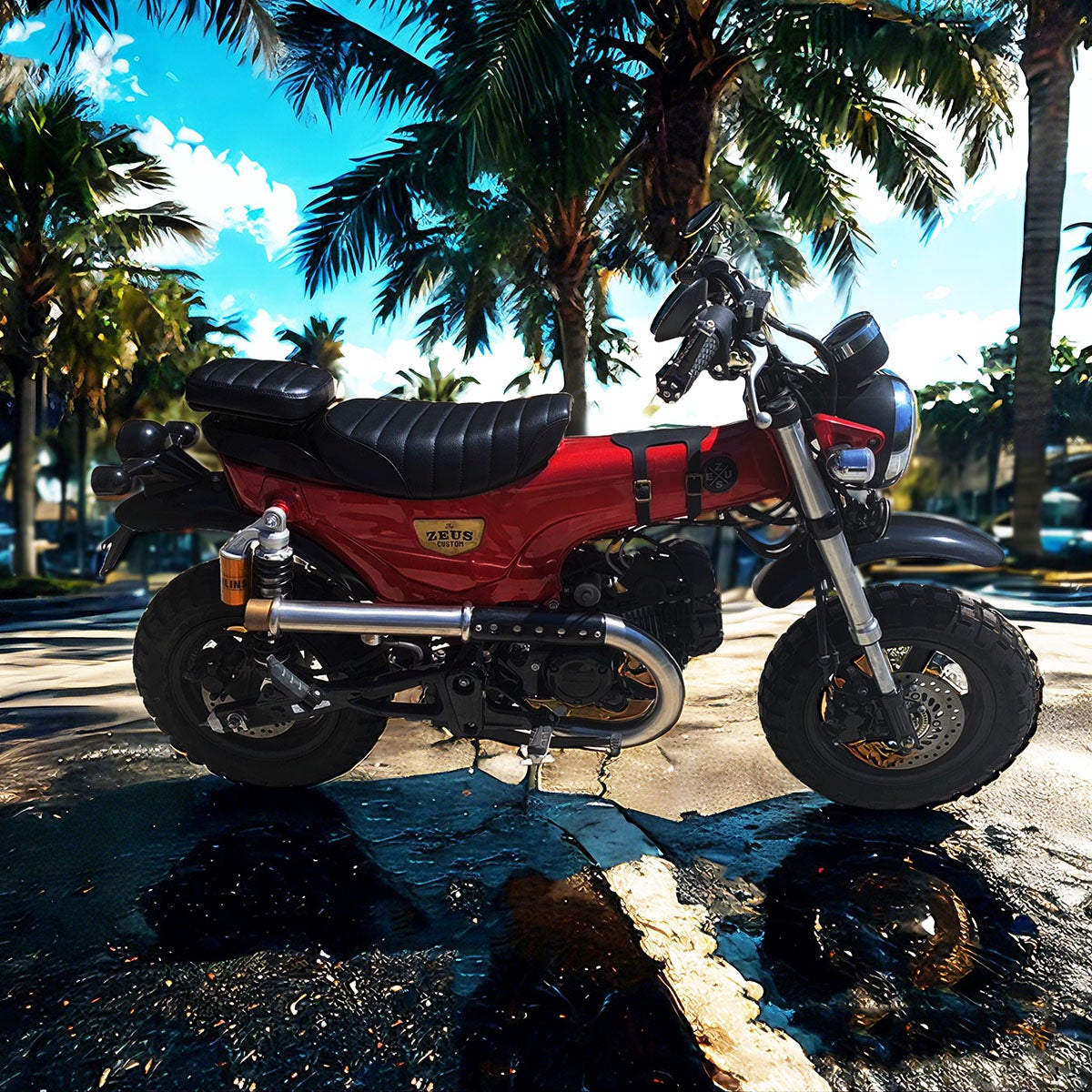DAX ダックス ST125 ZEUS MADDAX CUSTOM ハイマウント フロント