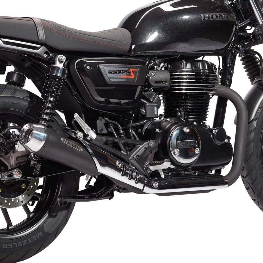 ホンダ GB350S スピットファイア スリップオンマフラー マットブラック
