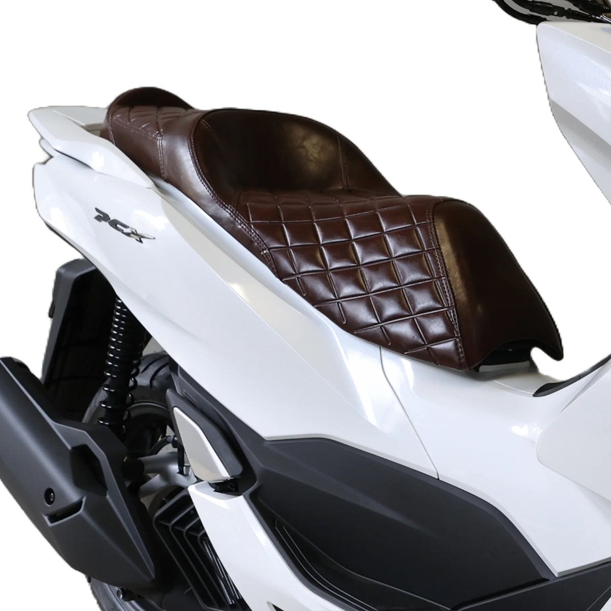 PCX125/150/160 メットイン ローダウンシート ブラウン ZEN 8ft