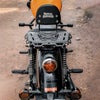 ロイヤルエンフィールド メテオ350 (21-) ライダーバックレストブラケット付ピリオンラゲッジラック ADV TRIBE_2
