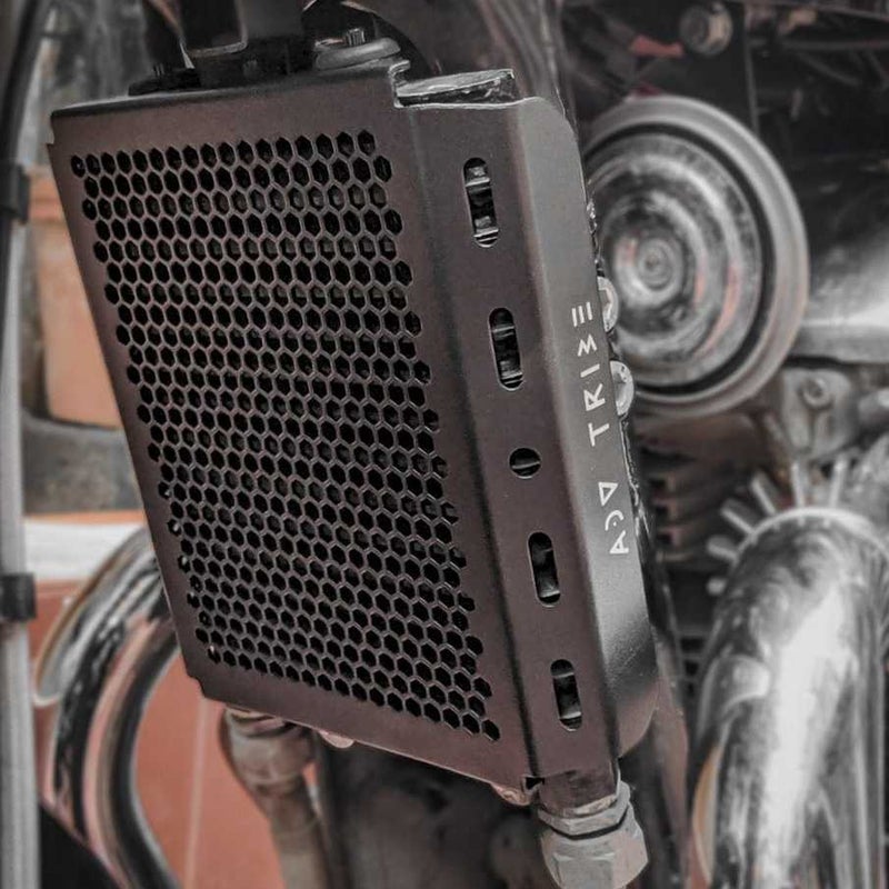 ロイヤルエンフィールド コンチネンタルGT650 (19-) オイルクーラーガード（ラジエターガード） ブラック ADV TRIBE_1