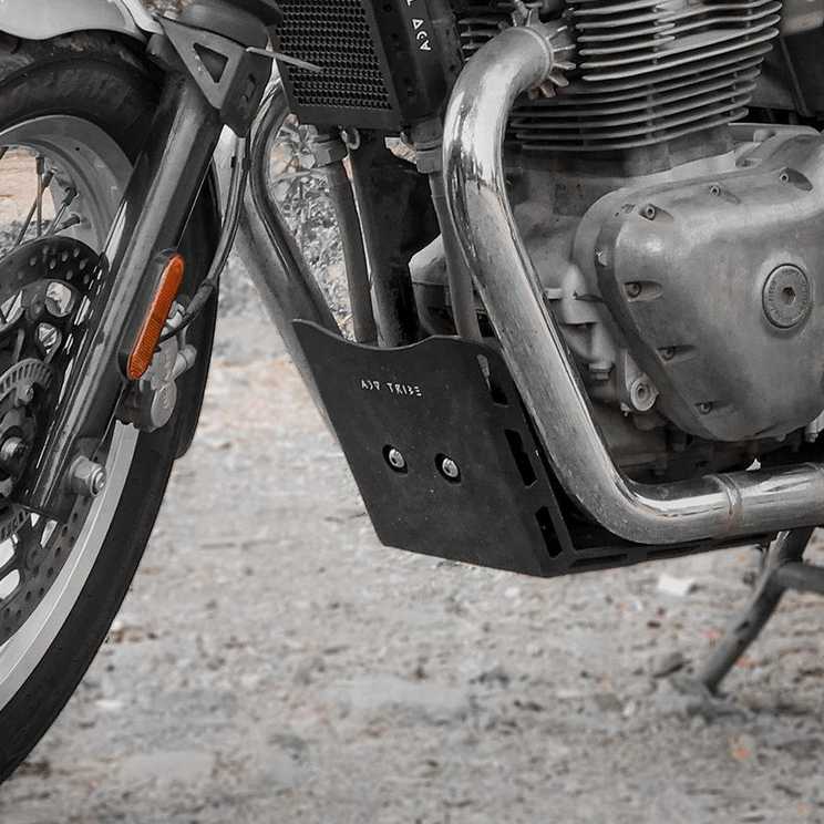 ロイヤルエンフィールド コンチネンタルGT650 (19-) エンジンサンプガード ブラック ADV TRIBE_1